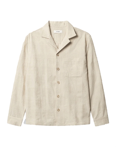 Gabba - GABAustin Reso Raw Overshirt - Lt. Sand 